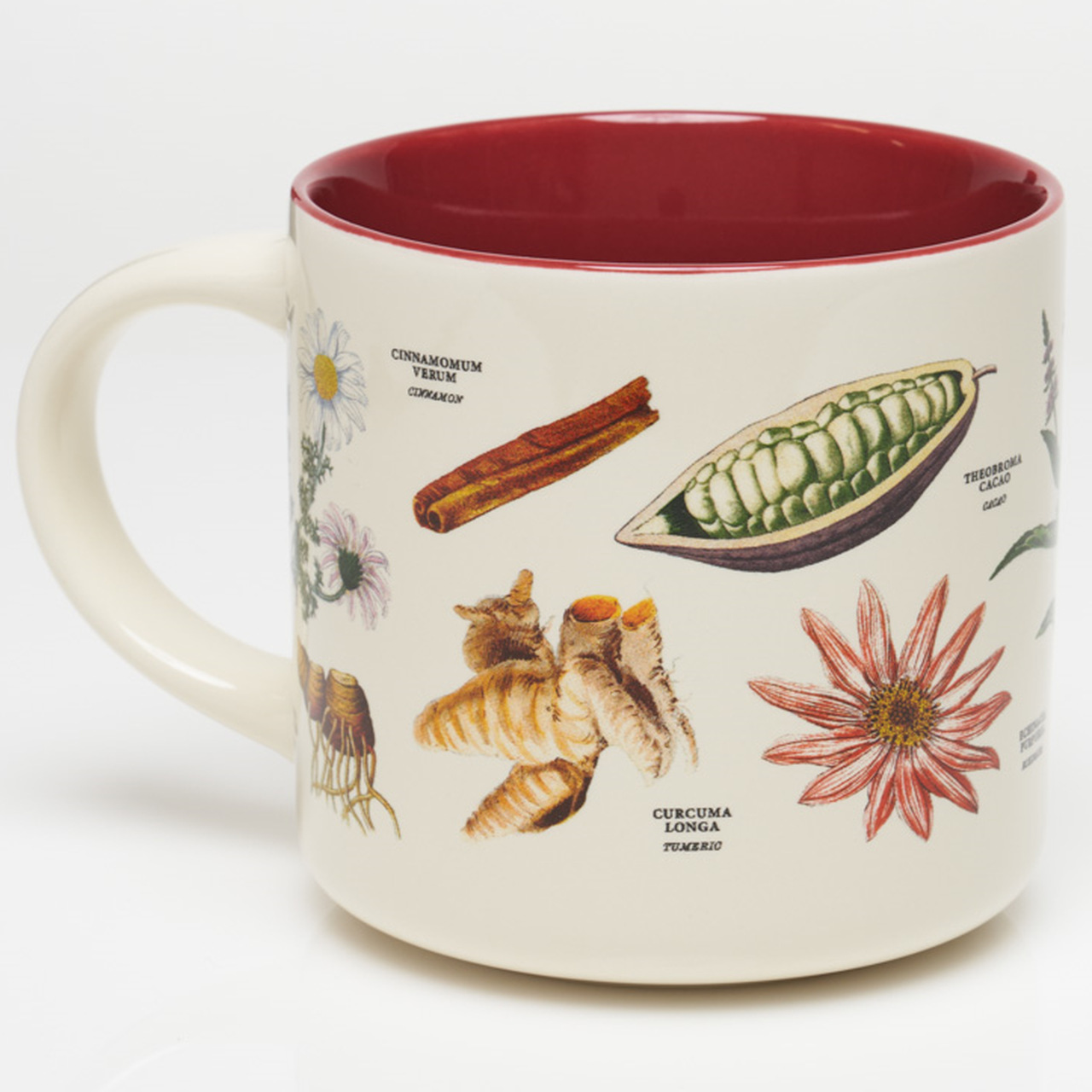 Große Keramiktasse für 430 ml | Motiv Teepflanzen