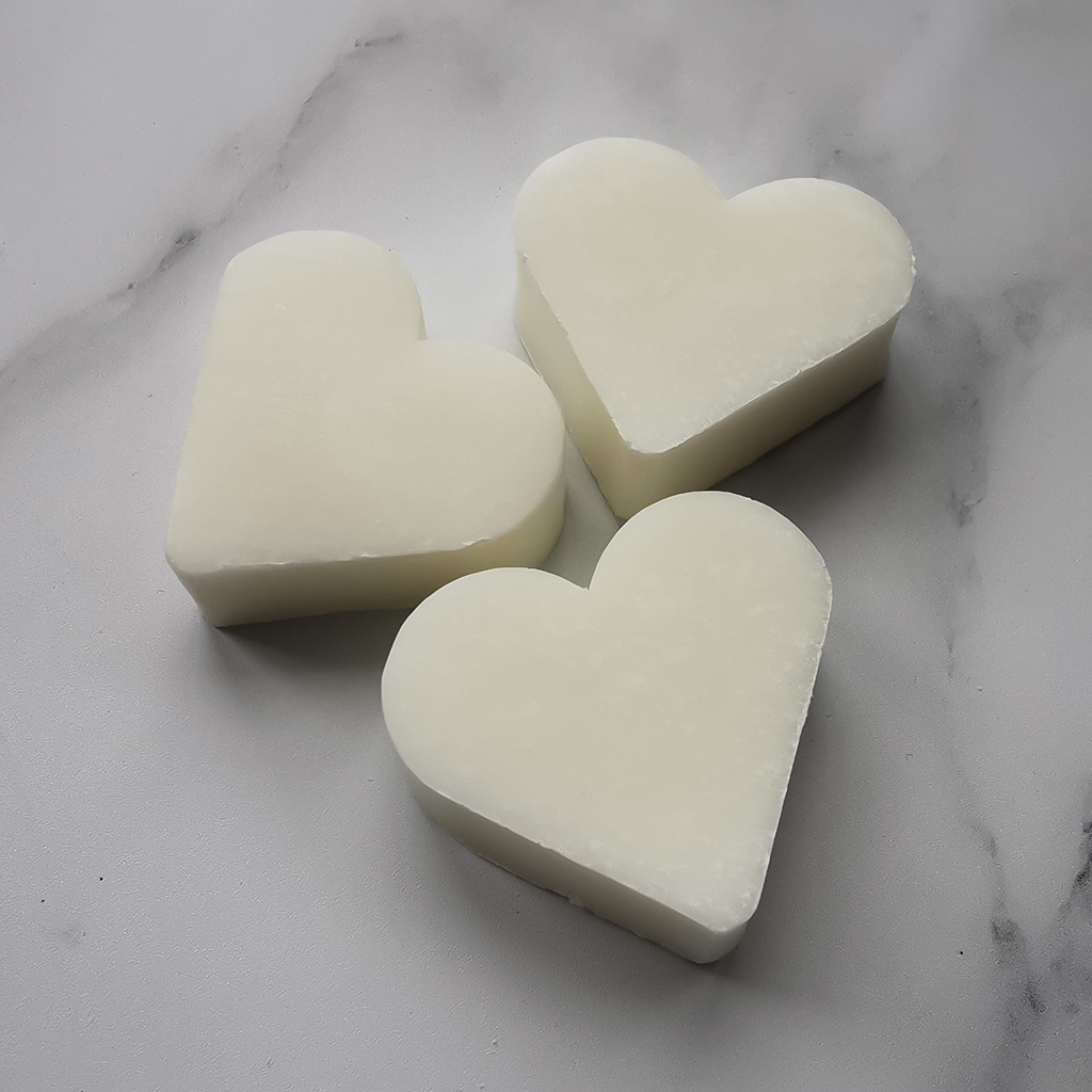 Drei Luxus-Seifenherzchen | von 'The English Soap Company'