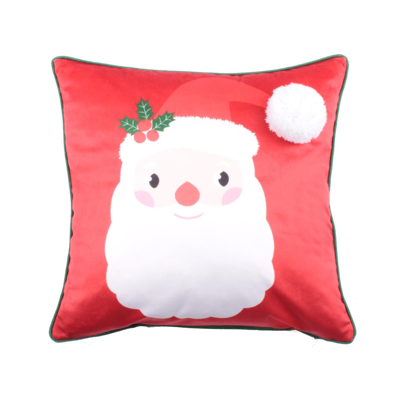 Lustiger Santa - Kissenhülle | Jolly Santa von Dreams & Drapes - Ulster Weavers