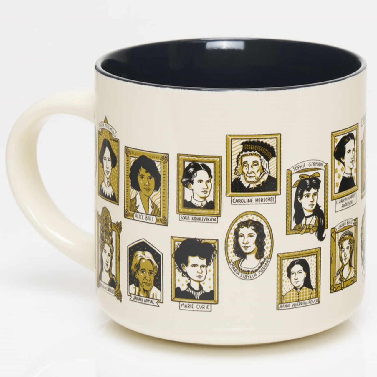 Keramiktasse für 430 ml | Motiv 'Große Frauen der Wissenschaft'