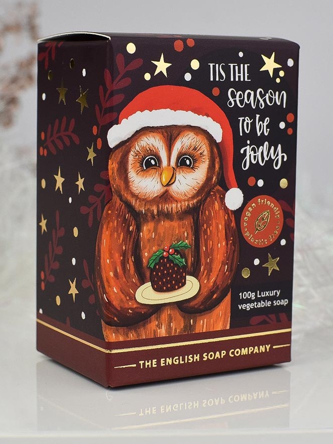 Festliche Seife Weihnachtswesen | Eule