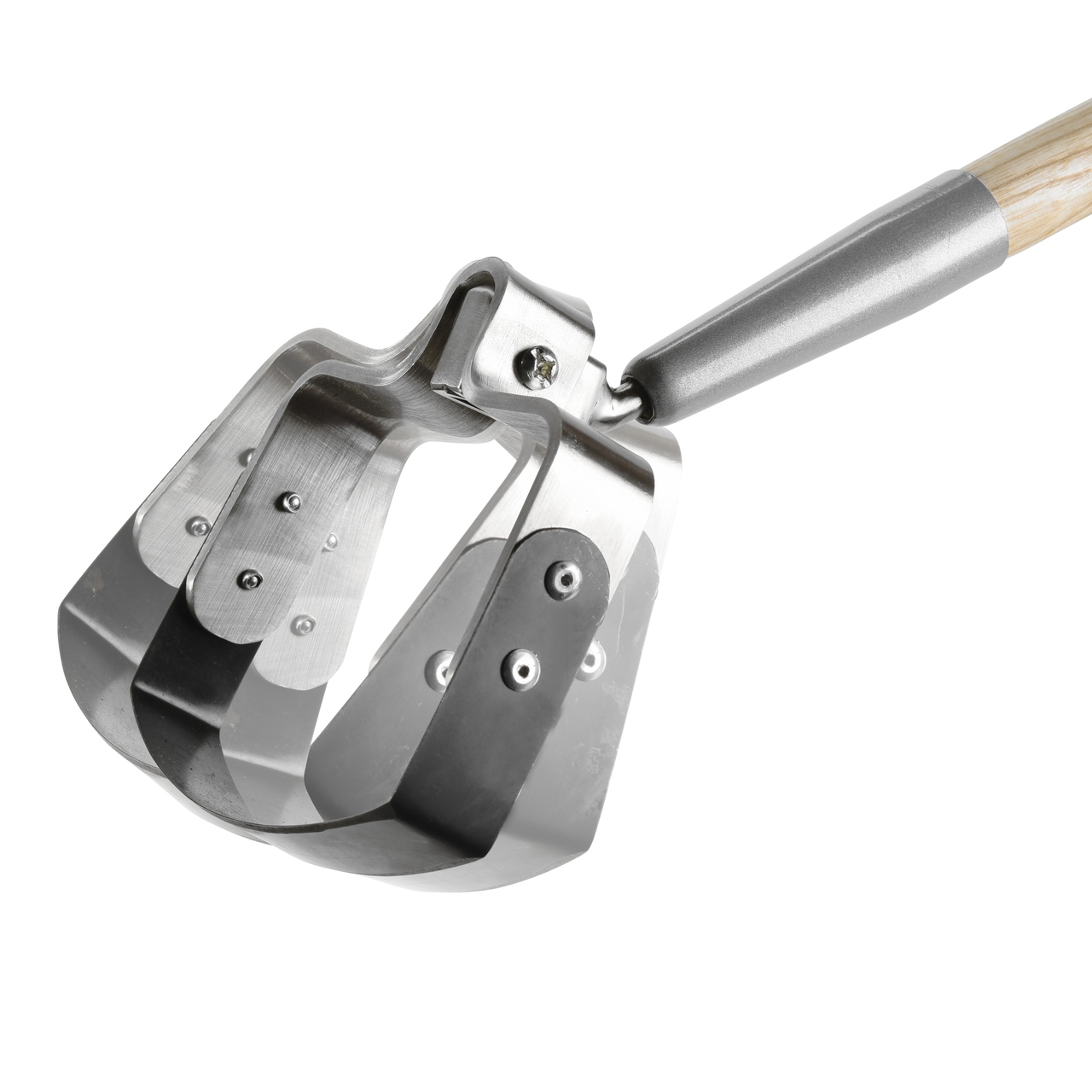 Der Kopf der Pendelhacke - vor und zurückschwingend