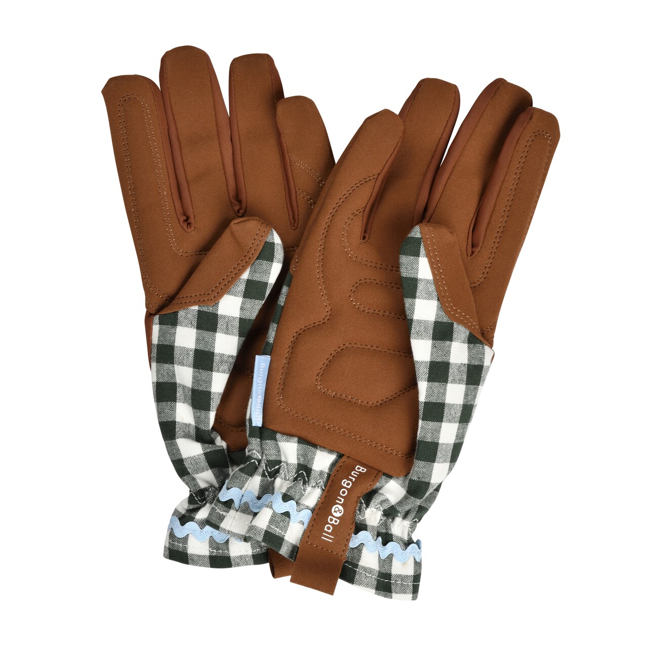 grün karierte Gartenhandschuhe | Handflächen | aus England