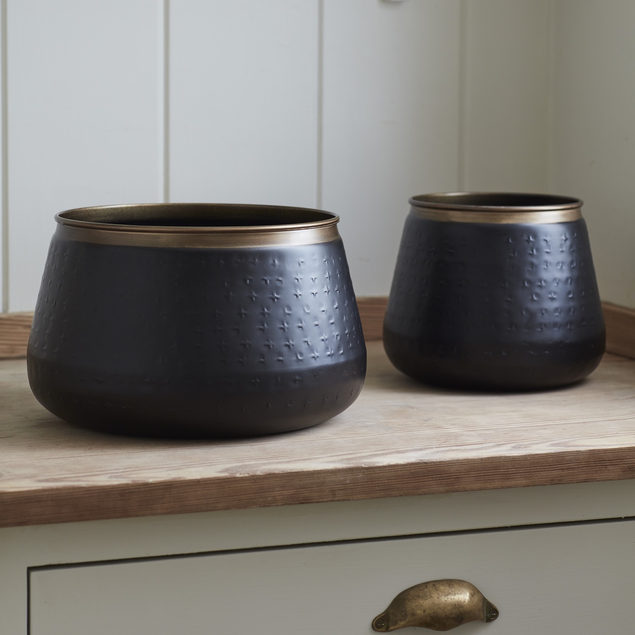 Metall-Übertopf SAHARA SUNSET | 2 Größen