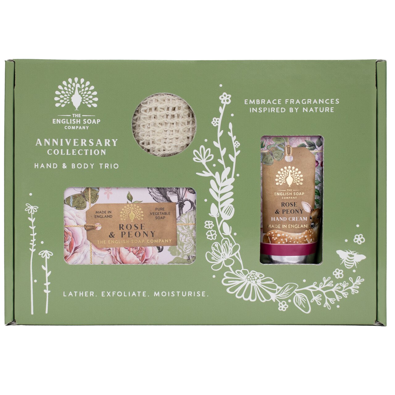 Handpflege-Set | Rose & Pfingstrose | The English Soap Company