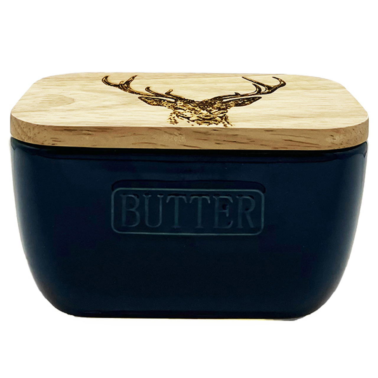 Hirschprinz | Butterdose blau