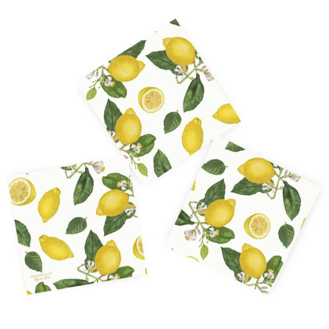 Papierservietten | Design Zitronen | 3-lagig | 20 Stk. / Packung