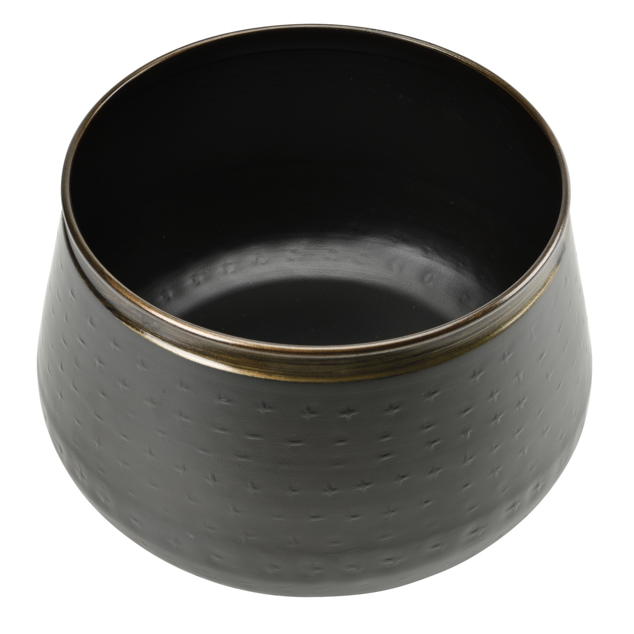 Metall-Übertopf SAHARA SUNSET - groß | von oben