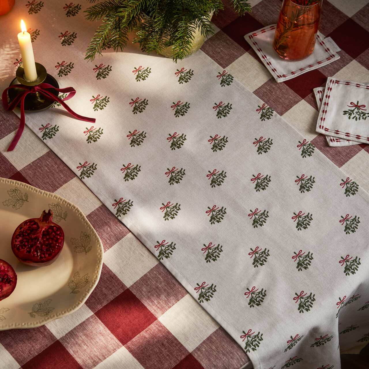 Tischläufer Mistelzweig | 100% Baumwolle | von Sophie Allport