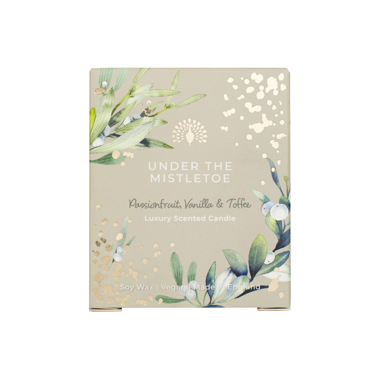 Die Verpackung | Duftkerze Unter dem Mistelzweig | The English Soap Company