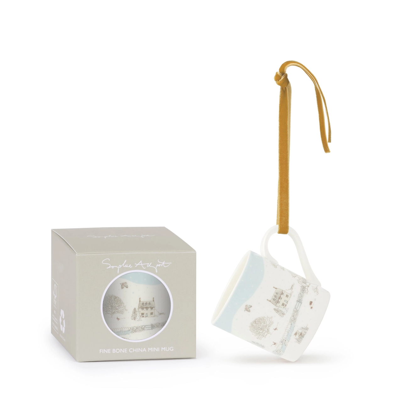 Mini-Tasse mit Präsentschachtel | von Sophie Allport |  aus England