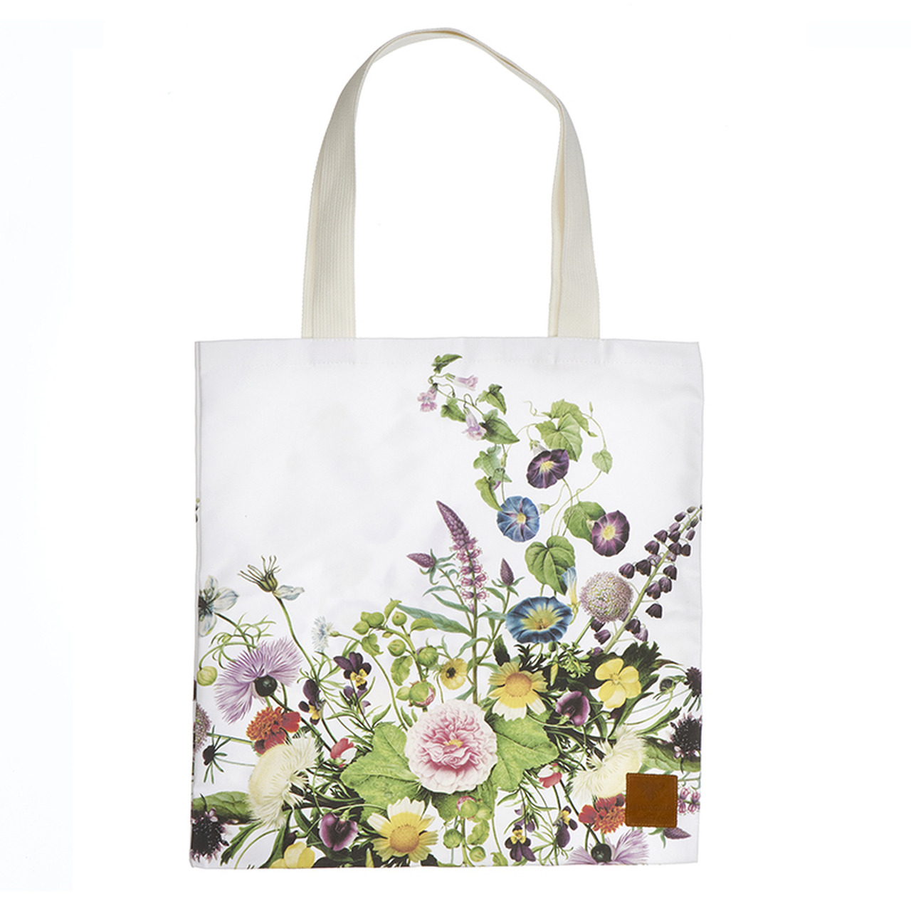 Tote Bag aus umweltfreundlicher Bio-Baumwolle | Motiv Blumengarten